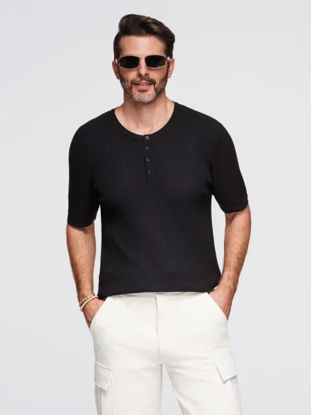 Tricou Ombre cu imagine negru