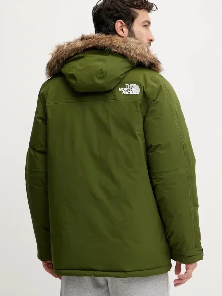 Пуховик The North Face зеленый