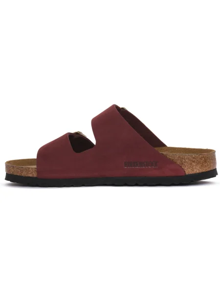 Pantofi BIRKENSTOCK ARIZONA SFB NABOUCK CALZ S roșu