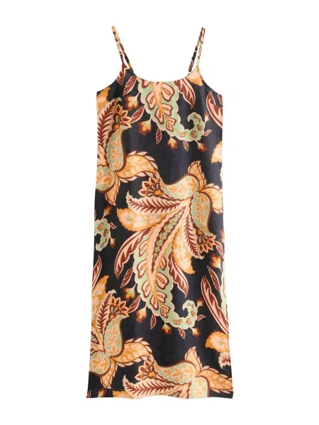 Next Rochie de vară noapte / maro / galben șofran / verde mentă albastru