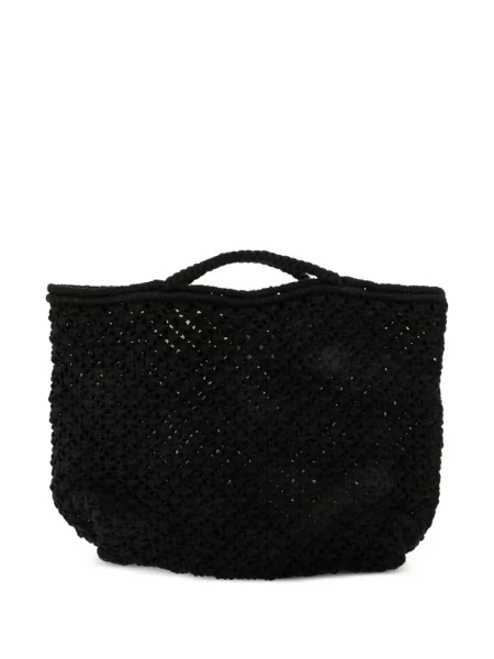 Πλεκτή τσάντα shopper Toga μαύρο