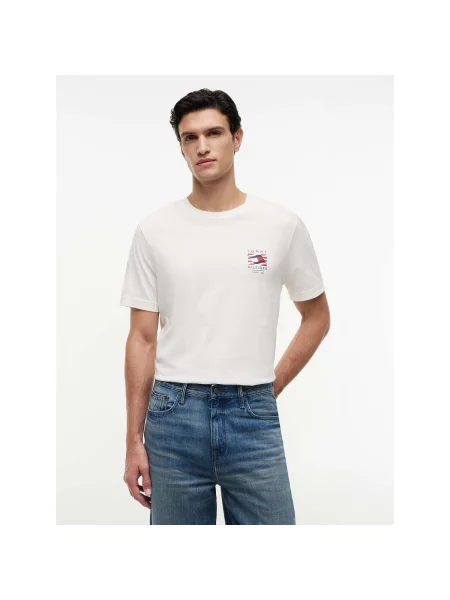 Tricou Tommy Hilfiger bej