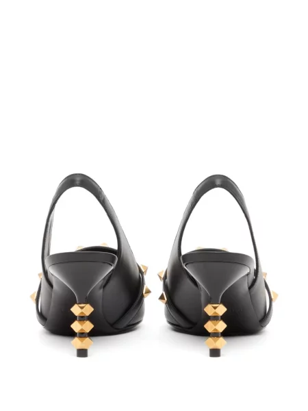 Pantofi cu toc Valentino Garavani slingback negru
