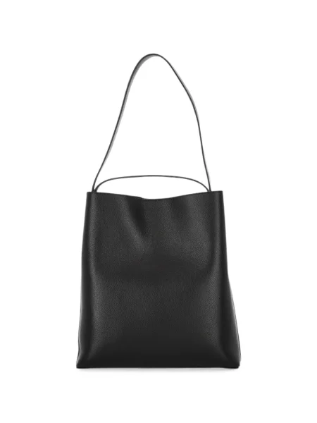 Kožená shopper kabelka Aesther Ekme černá