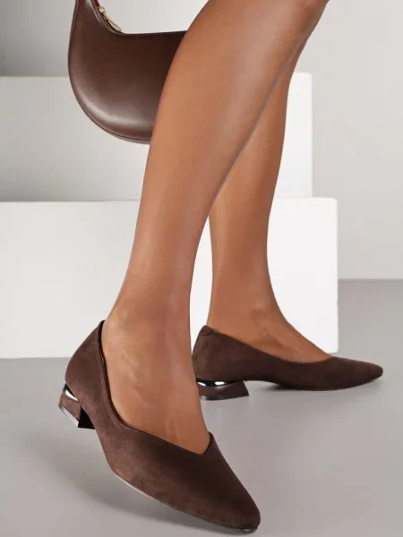 Pantofi cu Delvila maro