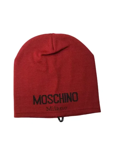 Czapka Love Moschino czerwona