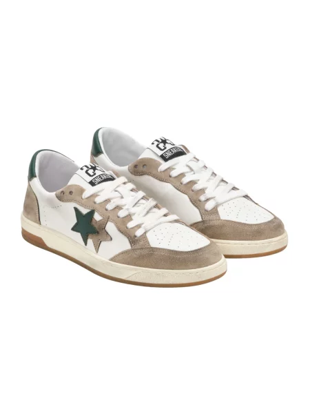 Sneakersy 2star skórzane białe