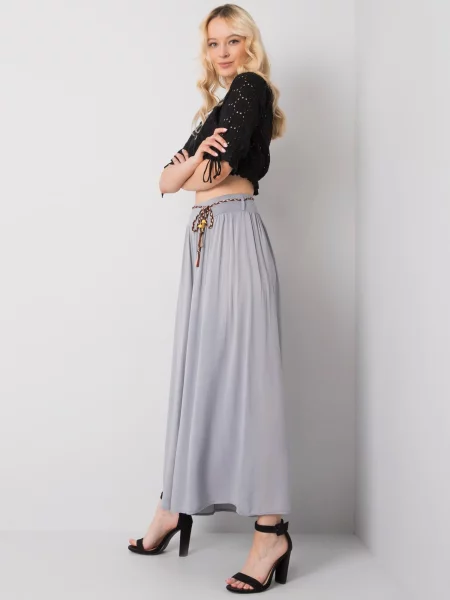 Pantaloni Fashionhunters gri
