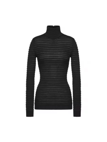 Sweter Valentino Garavani wełniany czarny
