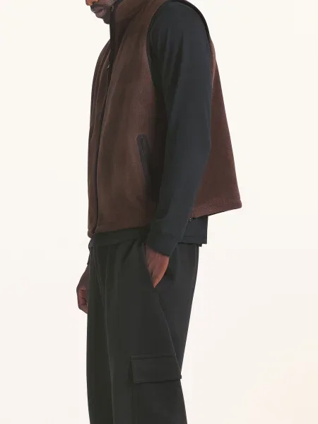 Skims Fleecová Vesta Arctic Fleece espresso