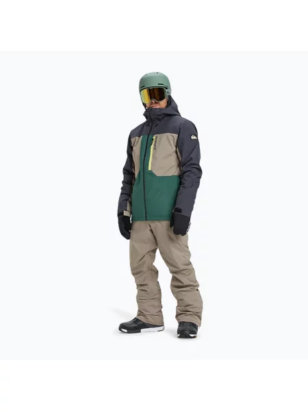 Kurtka snowboardowa Quiksilver Dawson zielona