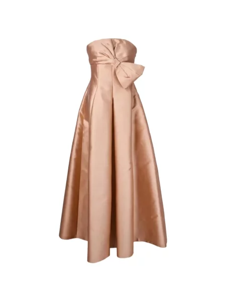 Rochie maxi Alberta Ferretti cu funde