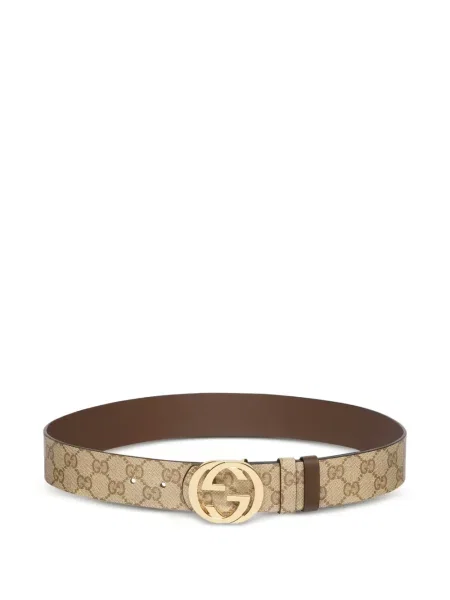 Cu centură reversibil curea Gucci maro