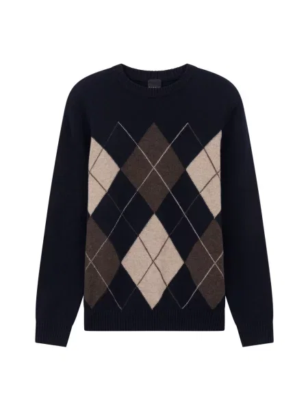 Sweter Bugatti z długim rękawem niebieski