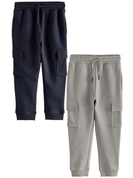 Next Pantaloni bleumarin / deschis gri