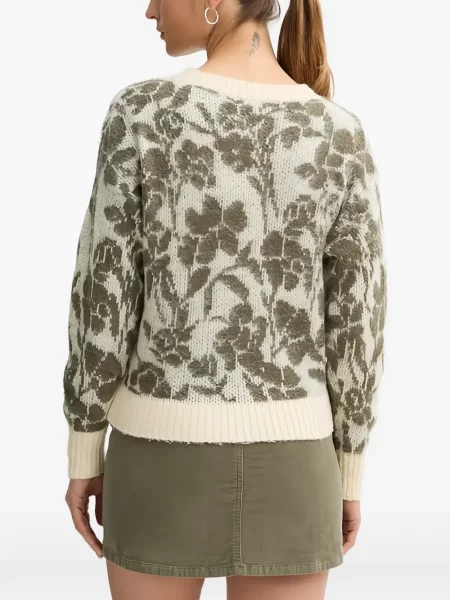 Sweter Benetton w kwiatki