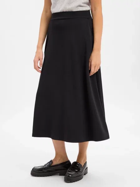 Soyaconcept® Spódnica SC-Banu Kobiety Modal jednolity S czarny