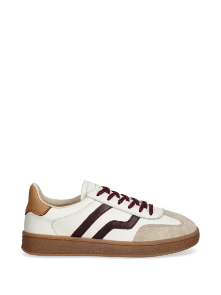 Sneakerși Gant cu șireturi din dantelă alb