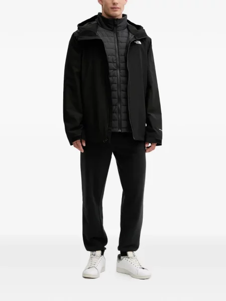 Geacă The North Face cu glugă negru