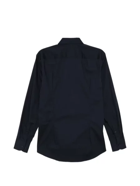 Cămașă Boss din poplin albastru