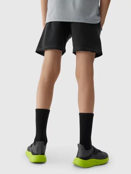 Pantaloni scurți de sport copii 4f negru