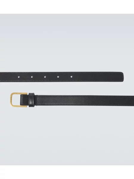 Curea Saint Laurent din piele negru