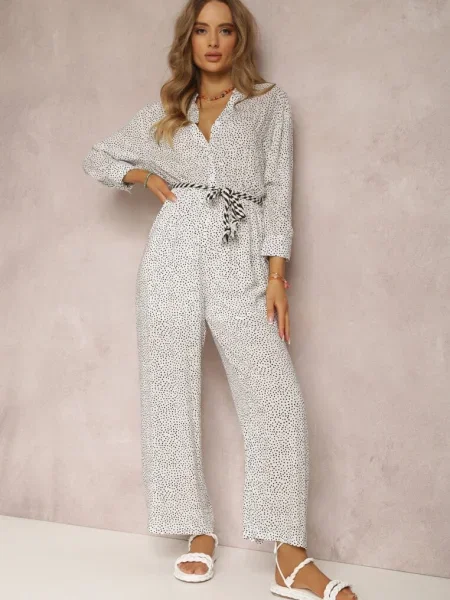 Salopeta Ortiz albă