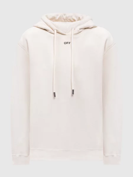 Худі з принтом Cloud Arrow Off-white бежеве