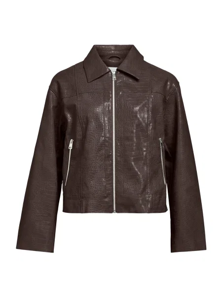 OBJECT Geacă de primăvară-toamnă OBJEMIA' maro