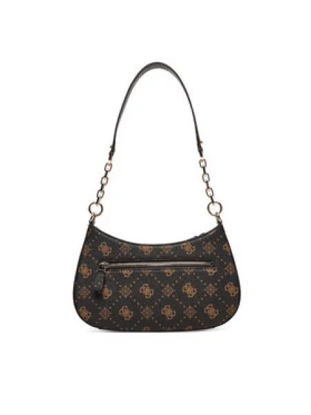 Guess Ročna torba Carrie Logo rjava