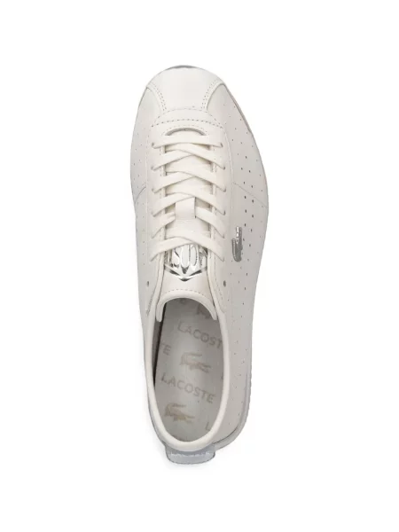 Sneakerși Lacoste cu autograf alb