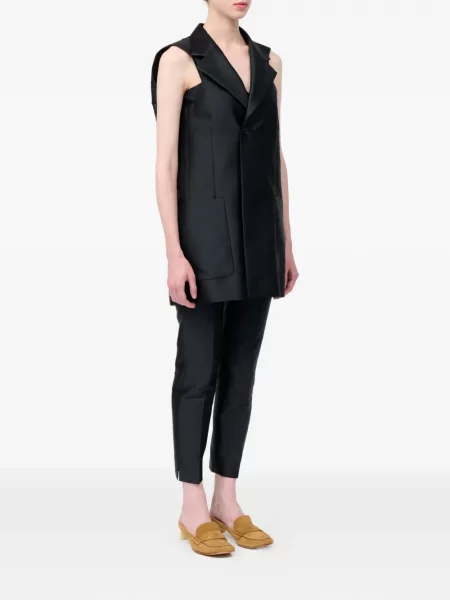 Αμάνικο γιλέκο Mm6 Maison Margiela μαύρο