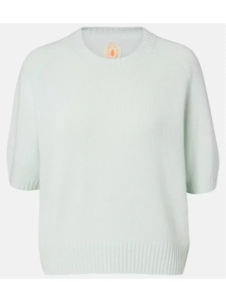 Pulover Jardin Des Orangers din cașmir verde