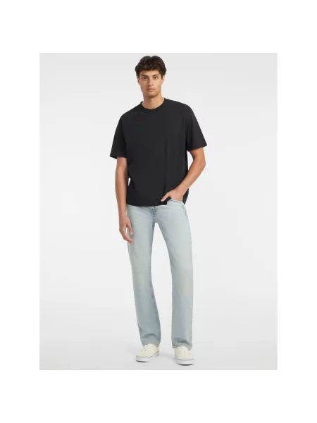 Guess Jeans Tricou | Oversize fit negru