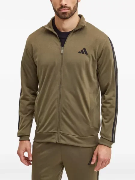 Prugaste teretana kratke hlače Adidas s printom plava