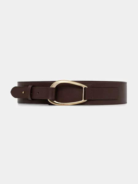 Twinset curea pentru femei din piele maro