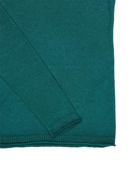 Pulover 120% Lino cu decolteu în V verde