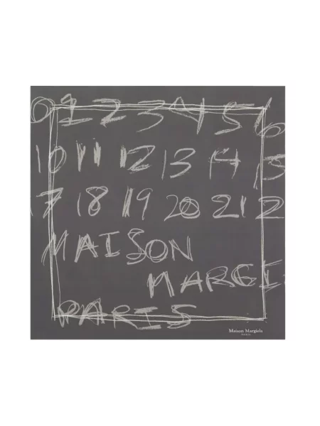 Szal Maison Margiela brązowa