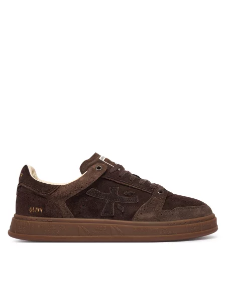 Sneakersy Premiata Quinn Var Tmavo hnedá