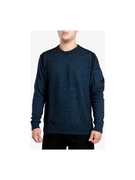 Lniana bluza C.p. Company niebieska