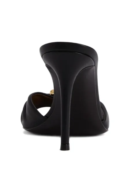 Sandale Giuseppe Zanotti plisate negru