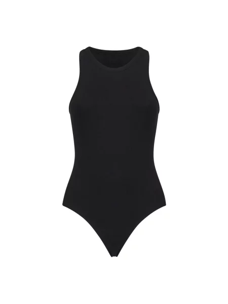 Koszulka Alaïa z dżerseju czarna