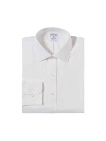 Koszula Brooks Brothers z twillu biała