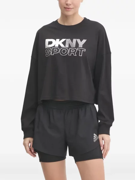 Lung tricou Dkny negru