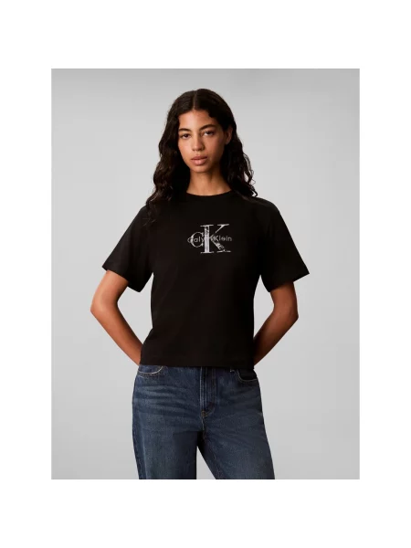 Tricou Calvin Klein Jeans negru