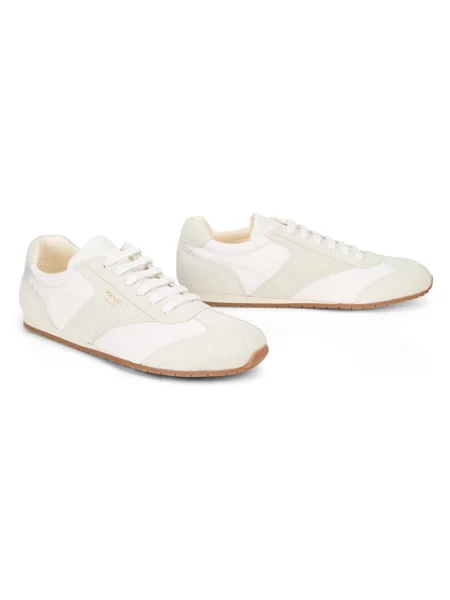 Sneakersy Prada skórzane białe