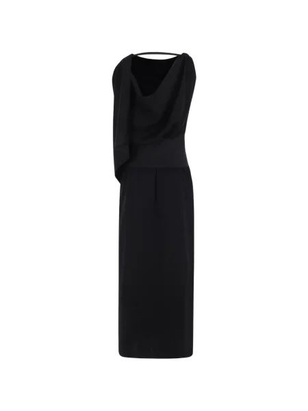 Rochie maxi Cfcl drapată negru