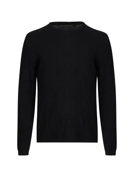 ARMANI EXCHANGE Pulover negru