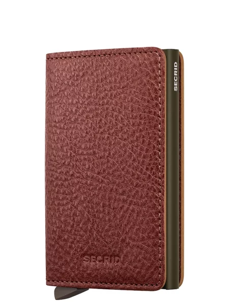 Secrid portofel RFID din piele VEGETABLE TANNED maro