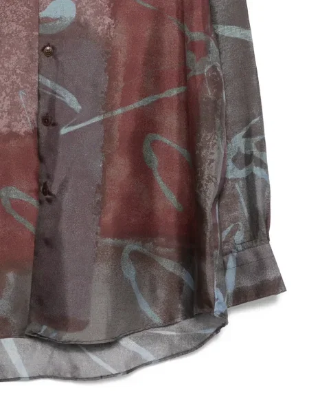 Риза Costumein кафяво